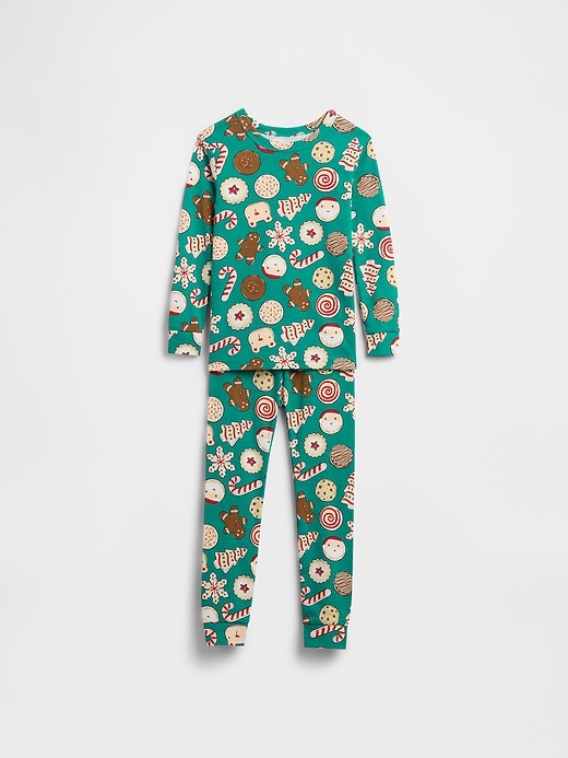Image number 1 showing, Kids & babyGap 100% Organic Cotton Holiday PJ Set