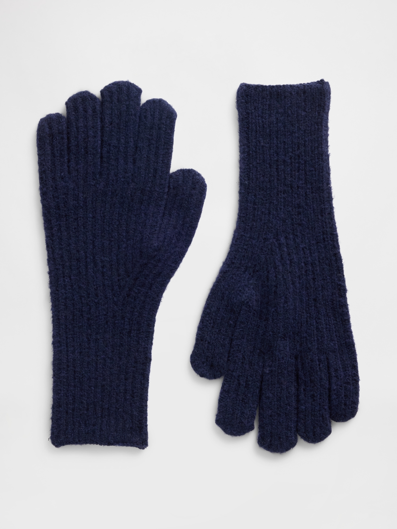 CashSoft Recycled Ribbed Gloves - Navy Uniform