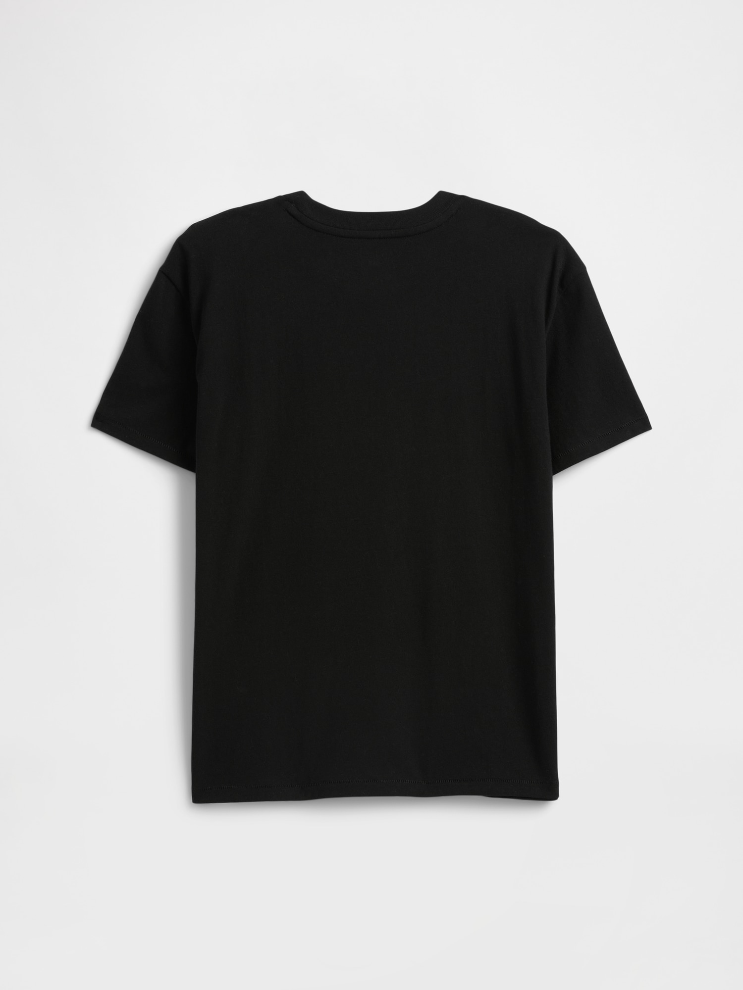 Gap Factory Kids Everyday Soft Relaxed Crewneck T-shirt In Black