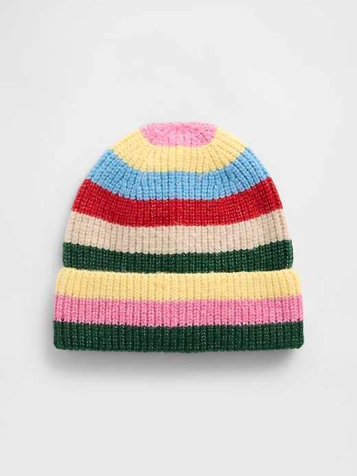Image number 1 showing, CashSoft Recycled Ribbed Beanie