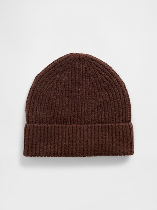Image number 1 showing, CashSoft Recycled Ribbed Beanie