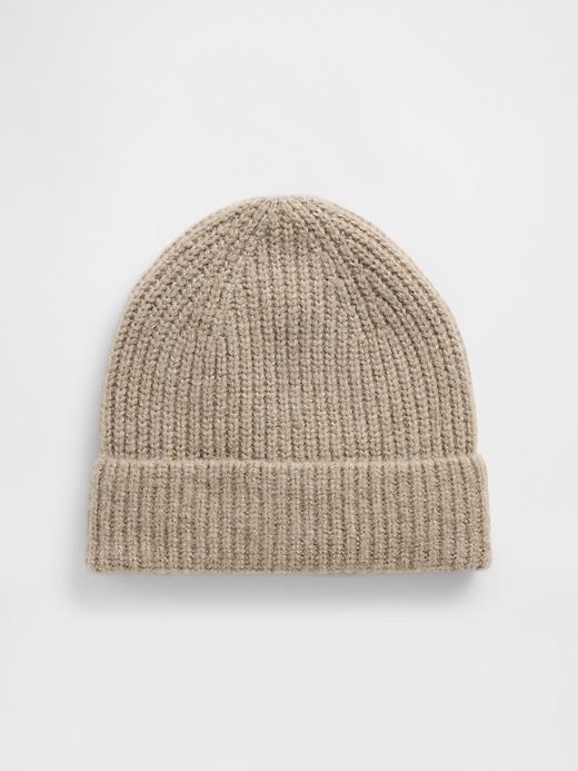 Image number 1 showing, CashSoft Recycled Ribbed Beanie