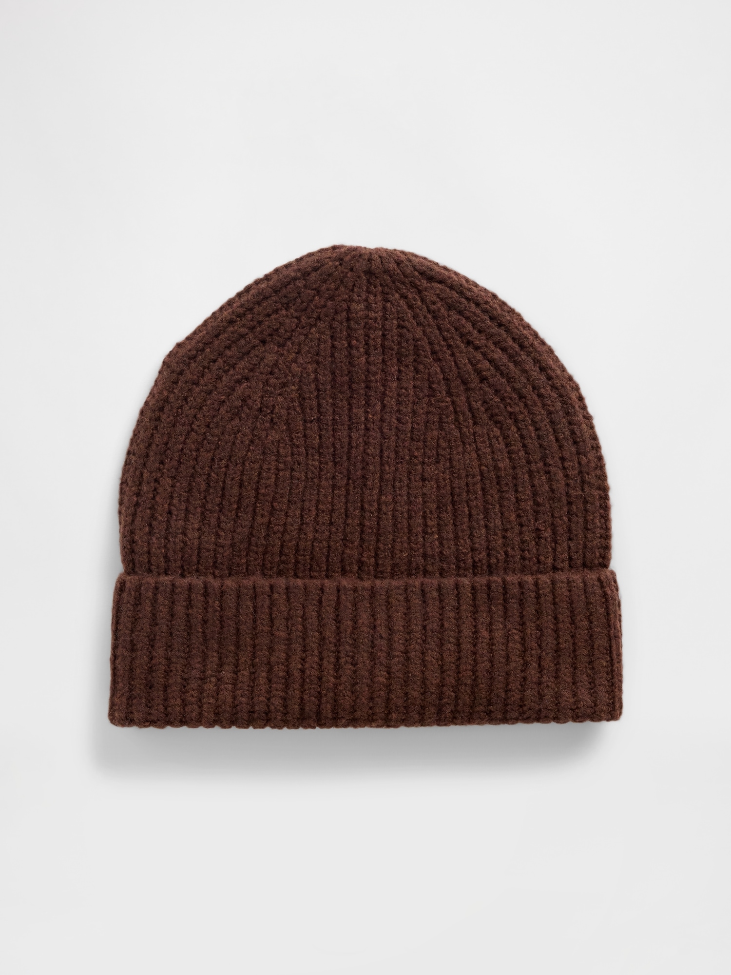Gap Factory Cashsoft Recycled Ribbed Beanie In Brown