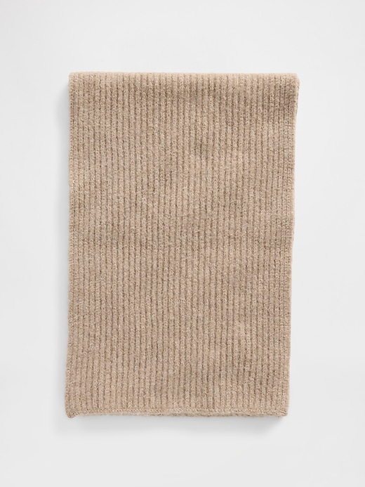 Image number 1 showing, CashSoft Recycled Ribbed Scarf
