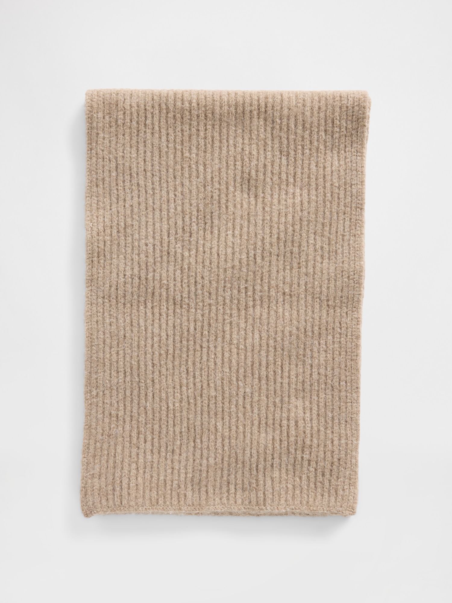 Gap Factory Cashsoft Recycled Ribbed Scarf In Brown