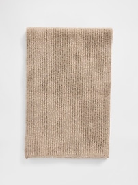 CashSoft Recycled Ribbed Scarf