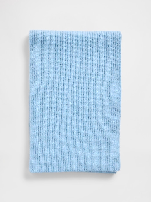 Image number 1 showing, CashSoft Recycled Ribbed Scarf