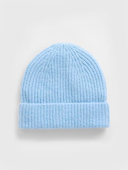 Image number 1 showing, CashSoft Recycled Ribbed Beanie