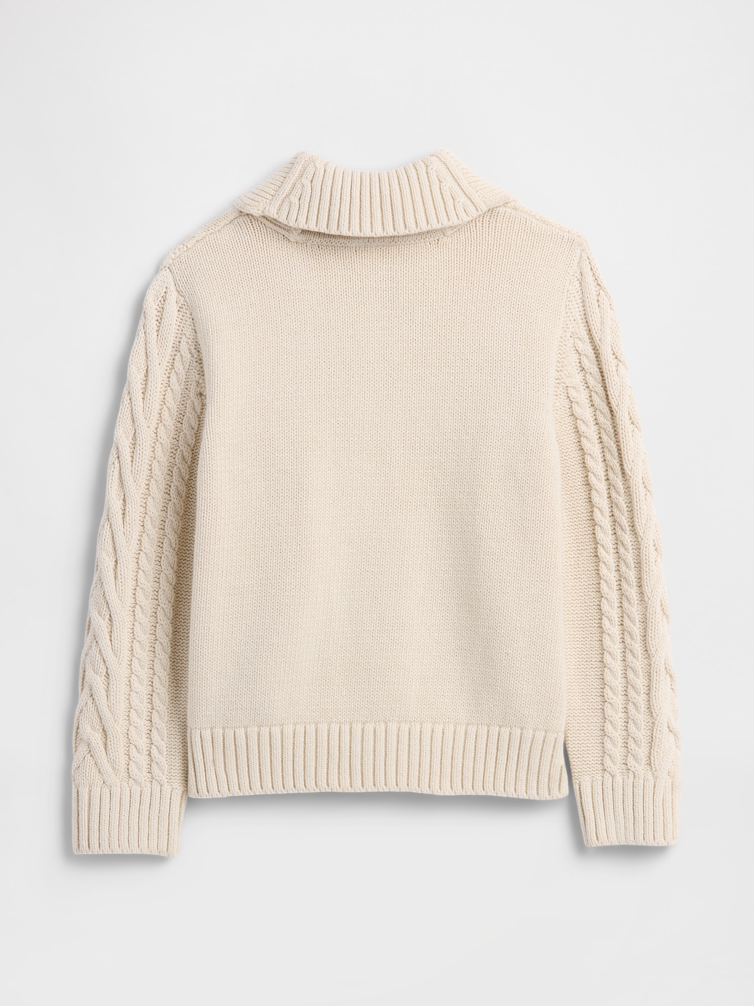Gap Factory Babygap Cable-knit Cardigan In Neutral