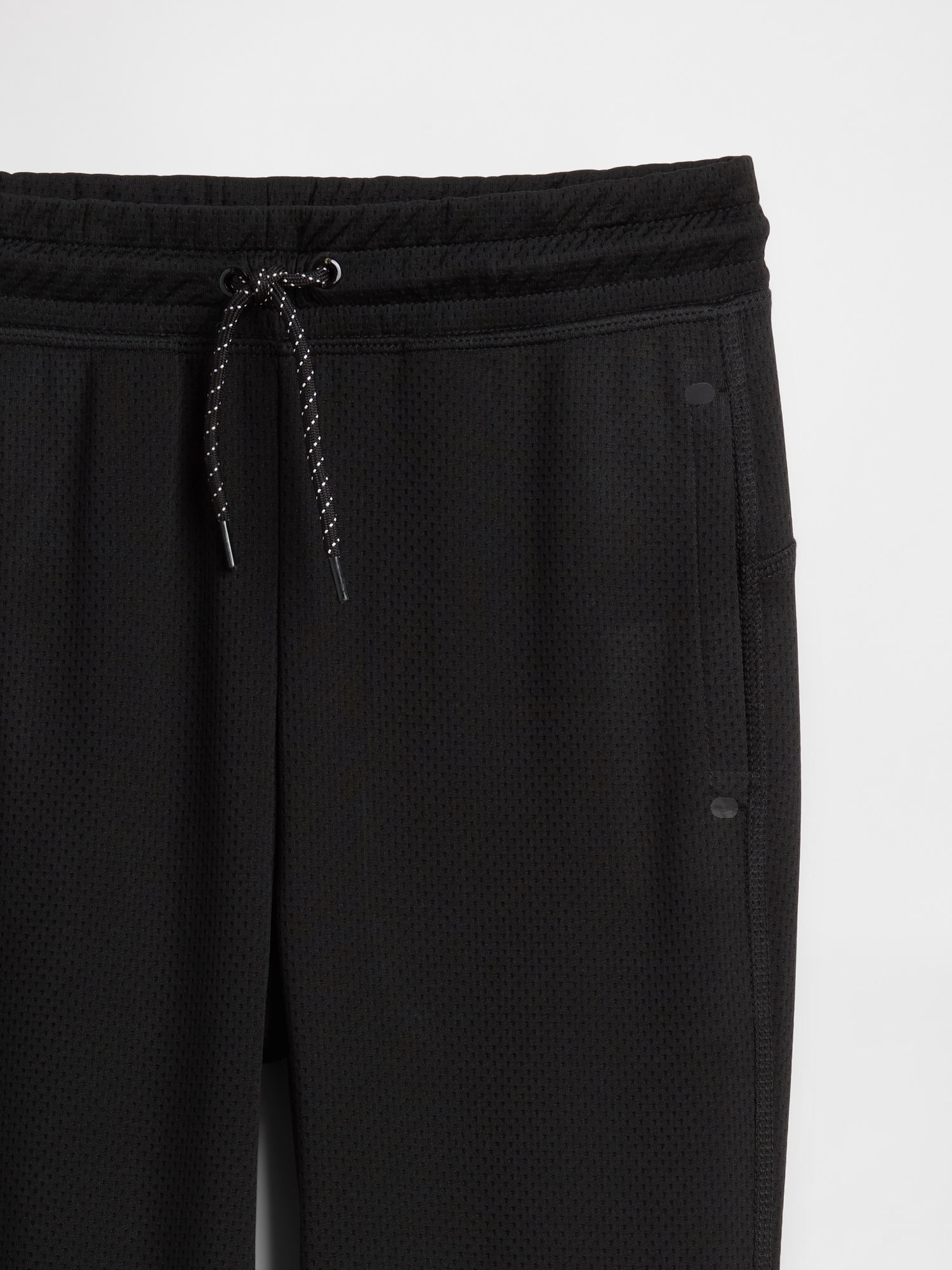 Gap Factory Kids Pull-on Mesh Joggers In Black