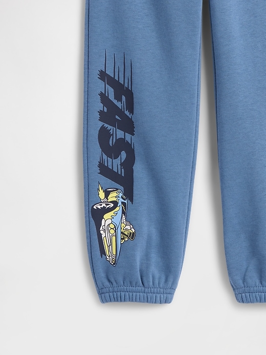 Image number 3 showing, babyGap &#124 Hot Wheels Relaxed Pull-On Logo Joggers