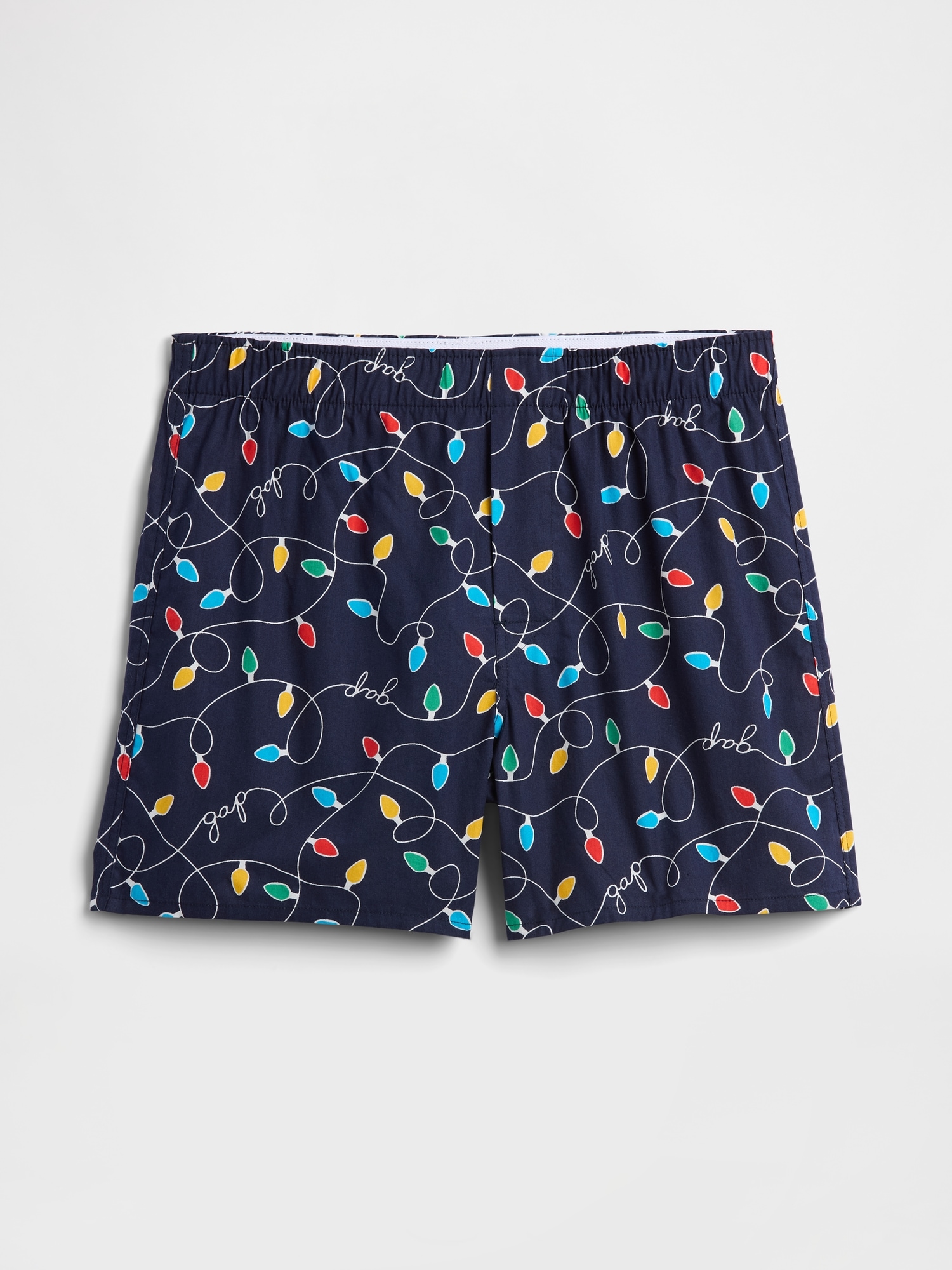 4" Boxers - Family Navy Lights