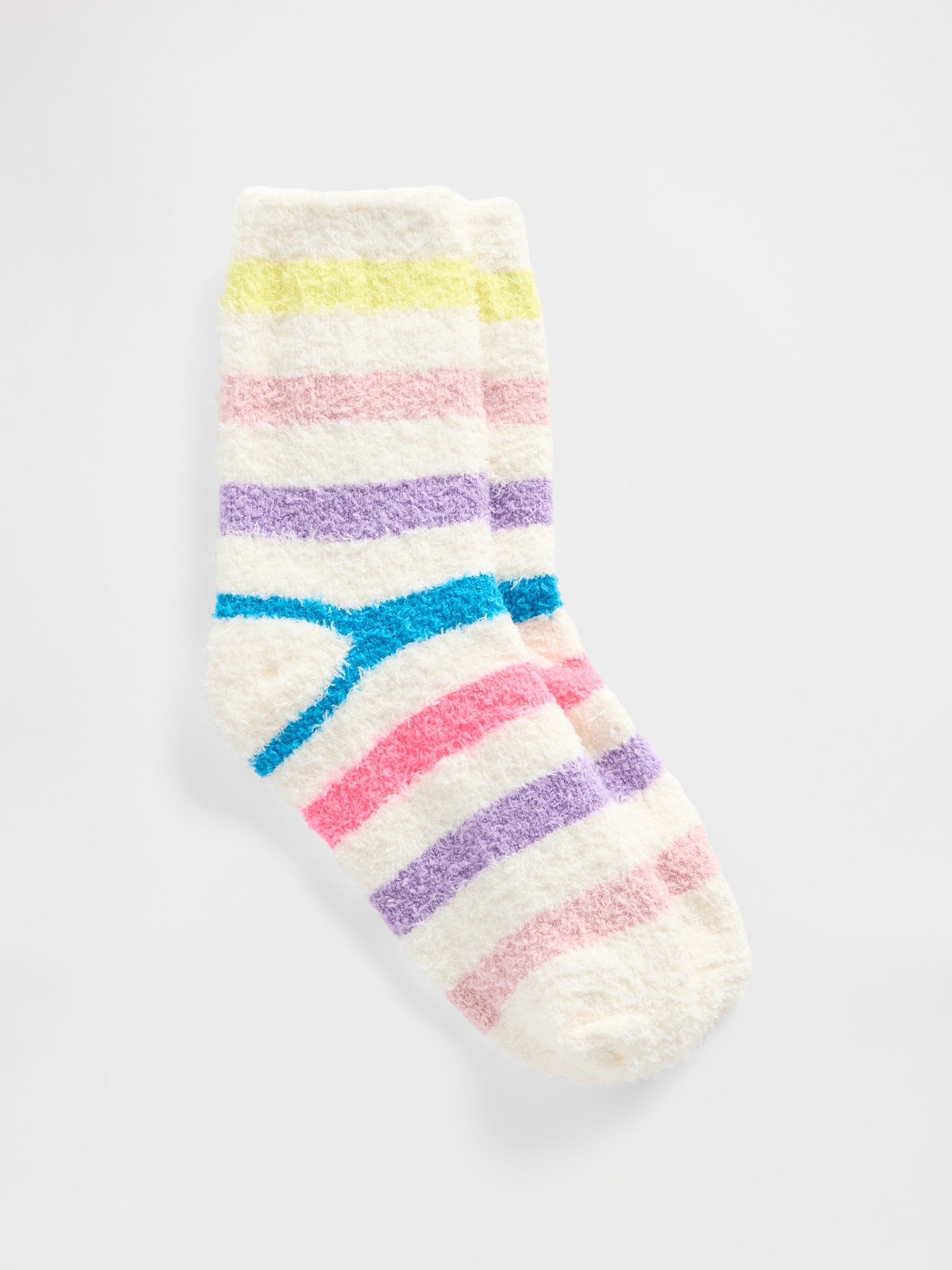 Kids Cozy Socks - Crazy Stripe