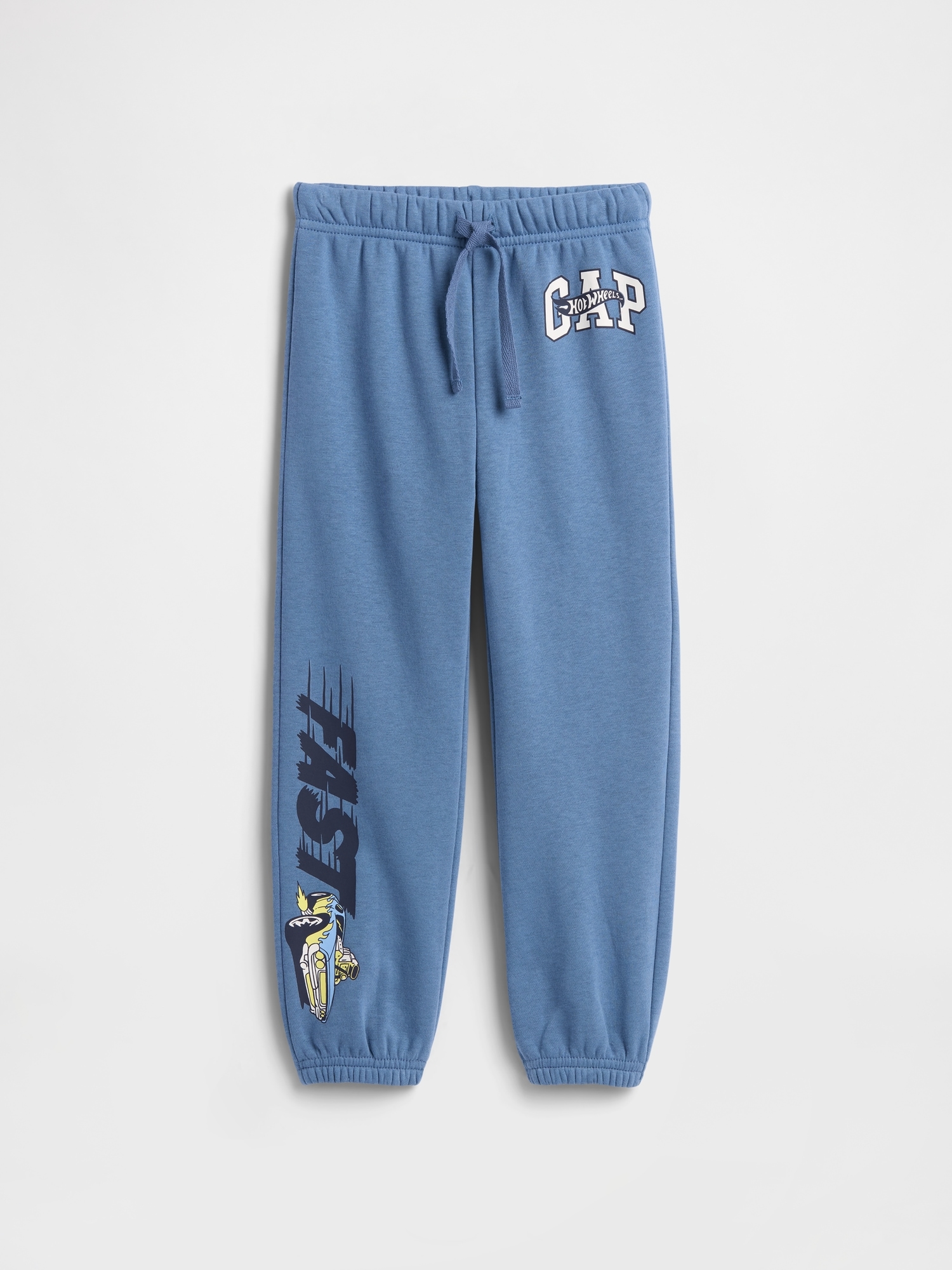 babyGap | Hot Wheels Relaxed Pull-On Logo Joggers - Bainbridge Blue