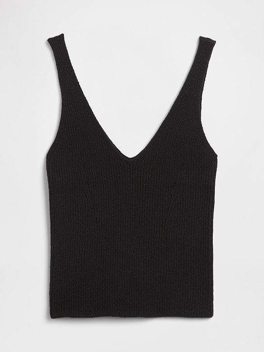 Image number 5 showing, Ribbed Boucle Sweater Tank Top