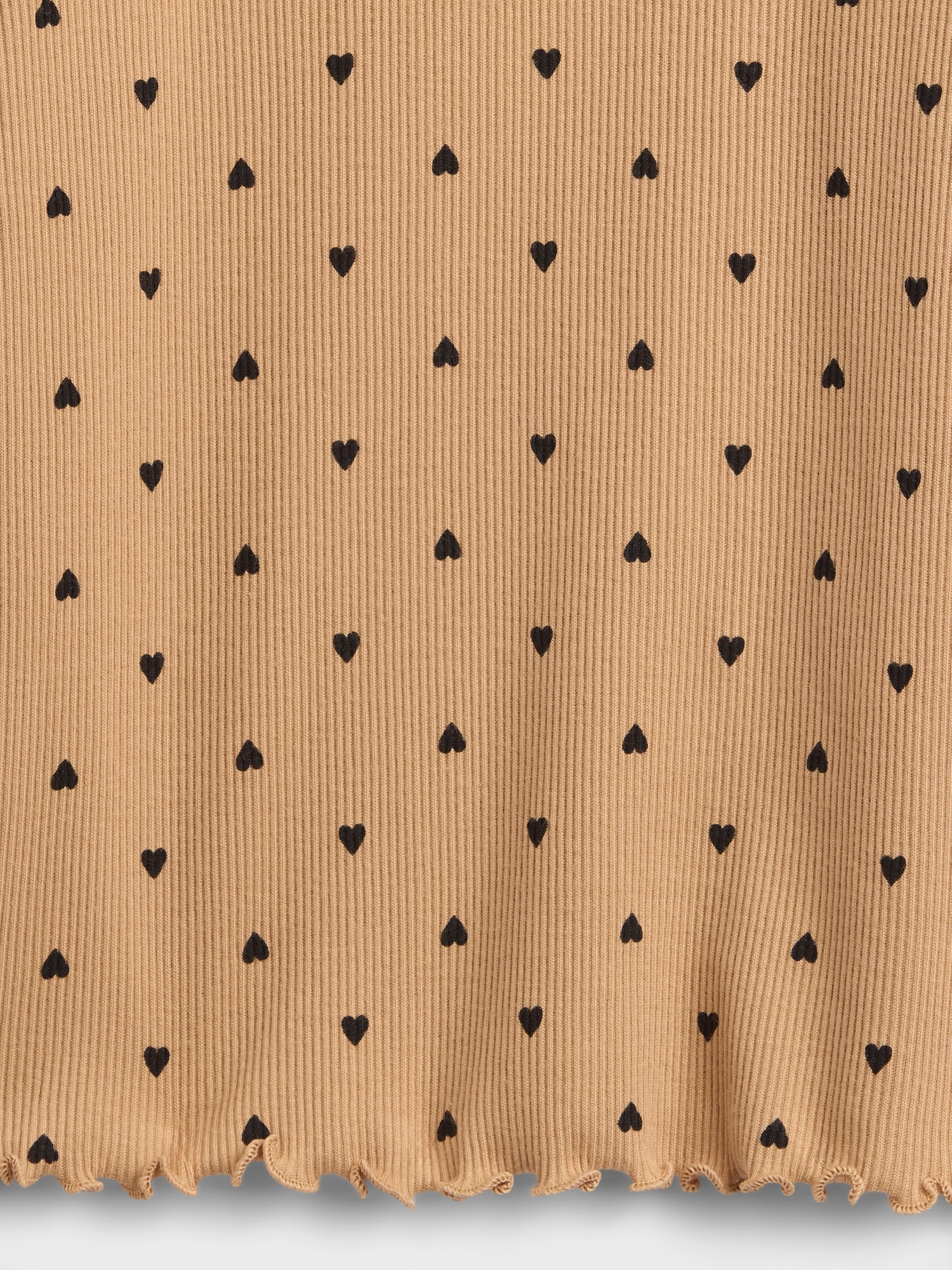Gap Factory Babygap Ribbed Crewneck T-shirt In Nude