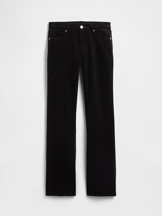Image number 5 showing, Mid Rise Baby Boot Velvet Pants