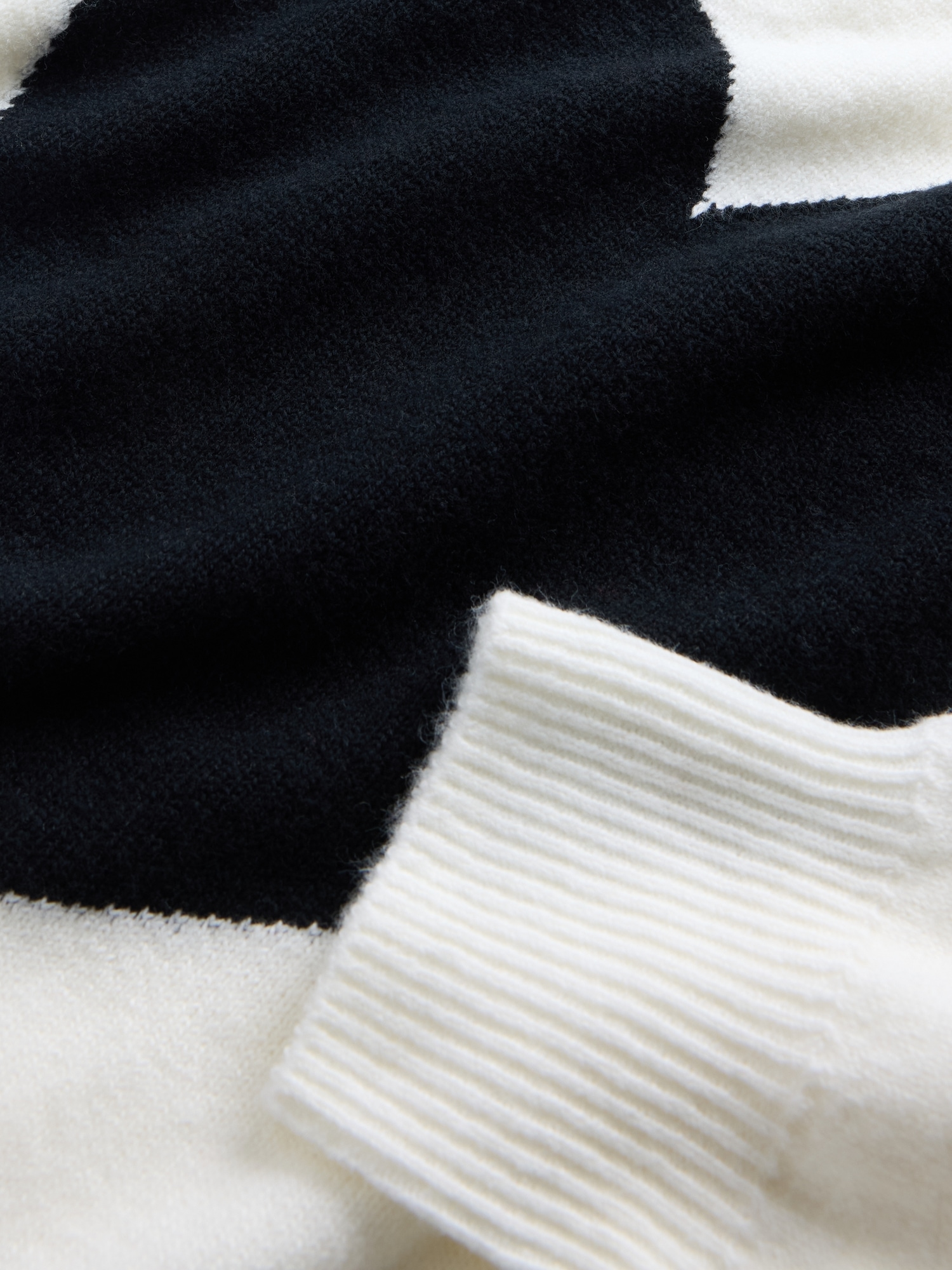 Gap Factory Kids Cashsoft Relaxed Intarsia Sweater In White
