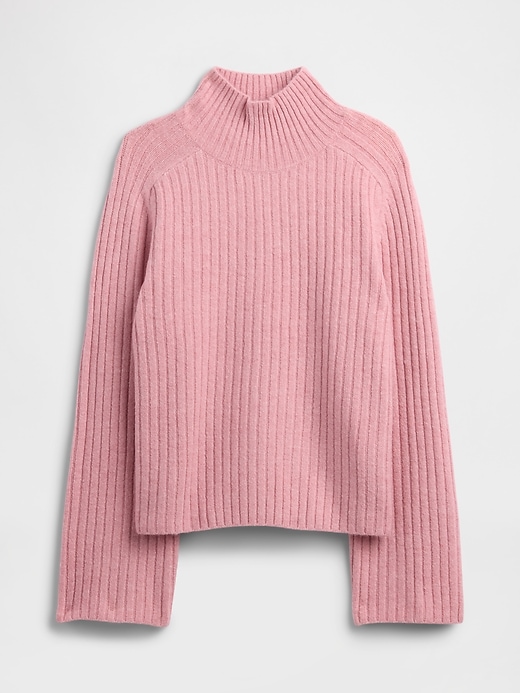 Image number 5 showing, Relaxed Ribbed Mockneck Sweater