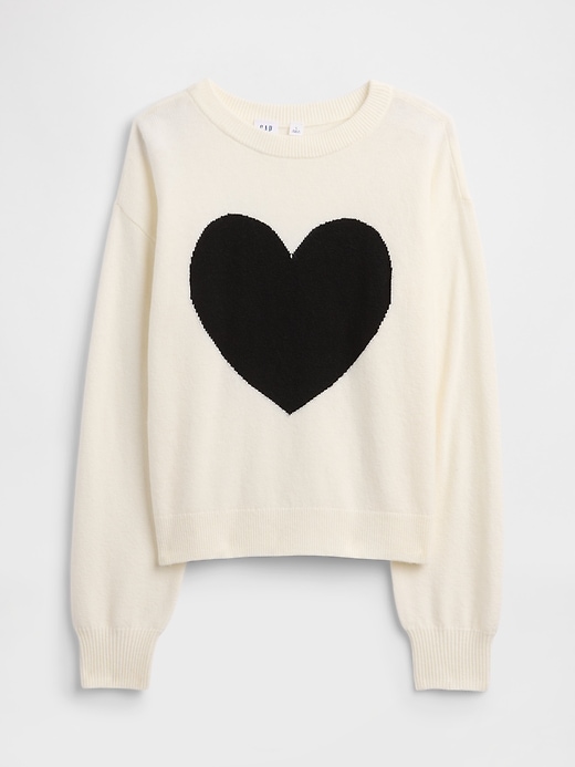Image number 1 showing, Kids CashSoft Relaxed Intarsia Sweater