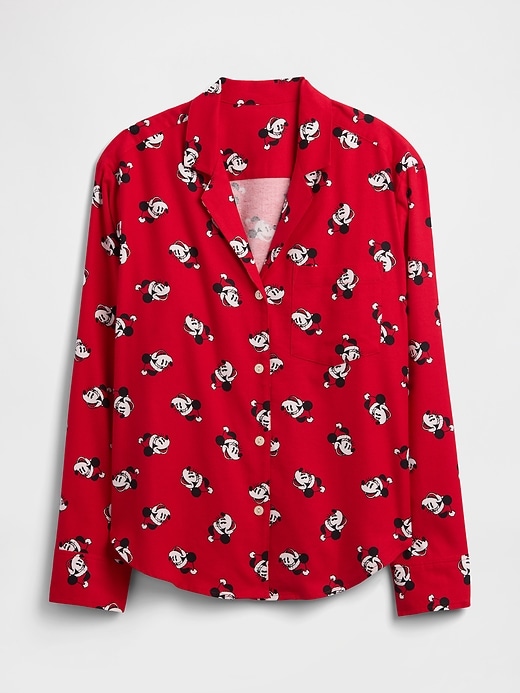 Image number 4 showing, Gap × Disney Relaxed Flannel PJ Shirt