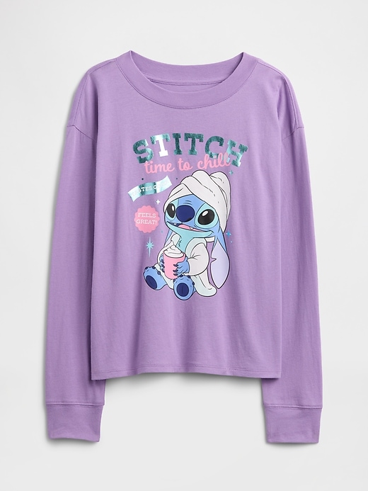 Image number 1 showing, GapKids &#215 Disney Lilo and Stitch Oversized Graphic T-Shirt