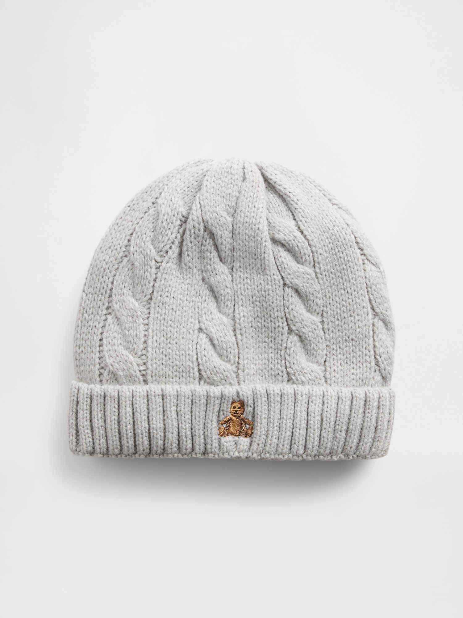 Gap Factory Baby Cable-knit Beanie In Gray