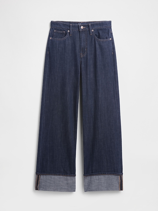 Image number 5 showing, High Rise Wide-Leg Jeans