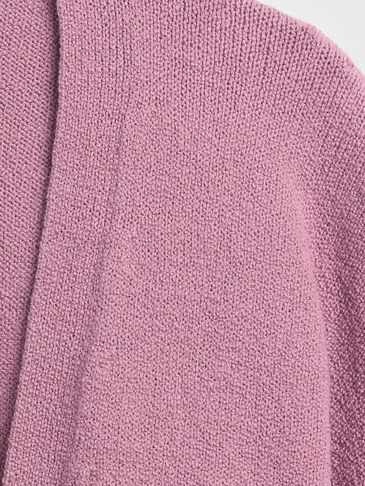 Image number 4 showing, Relaxed Boucle Open-Front Cardigan