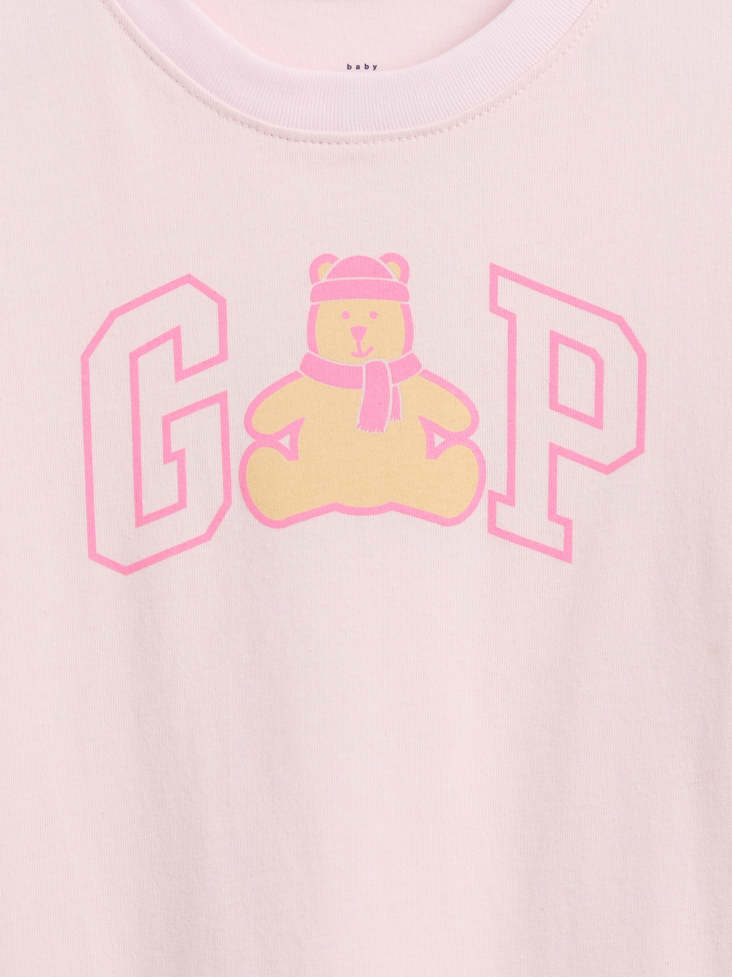 Gap Factory Babygap Logo T-shirt In Pink