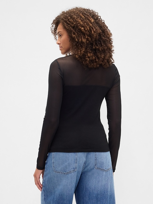 Image number 2 showing, Stretch Jersey Mesh Top