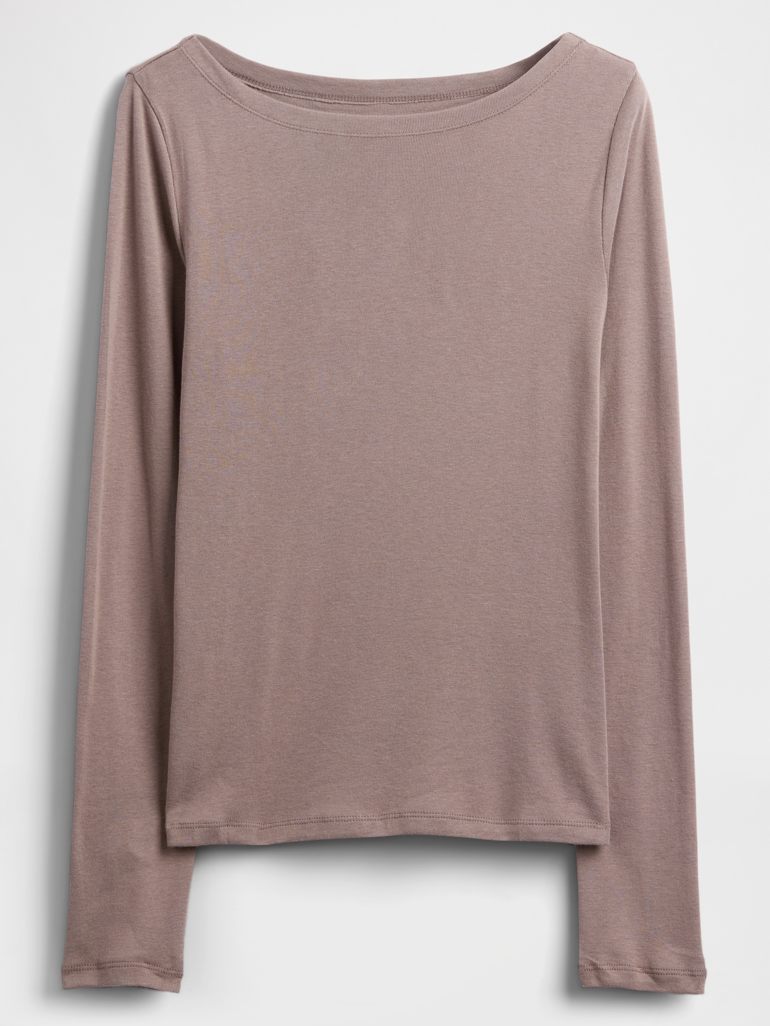 Gap Factory Modern Ribbed Boatneck T-shirt In Multi