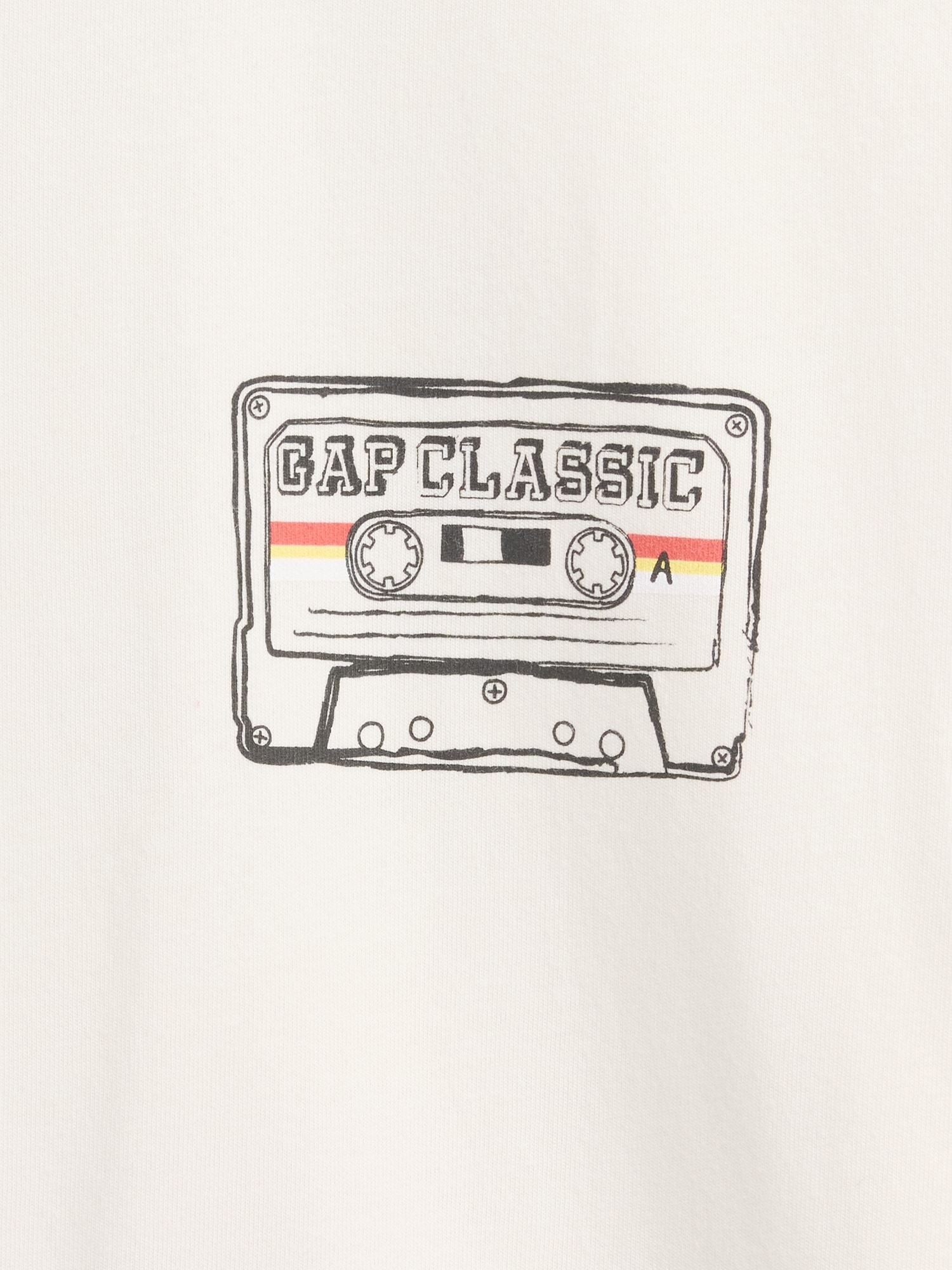 Gap Factory Everyday Soft Relaxed Graphic T-shirt In White