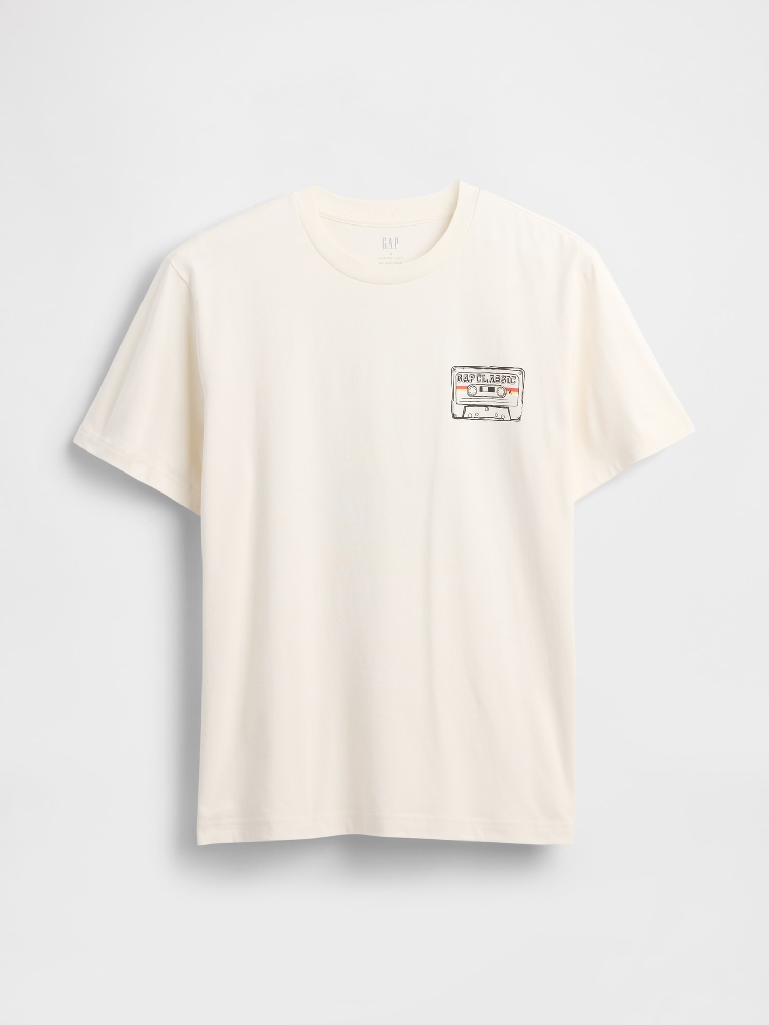 Gap Factory Everyday Soft Relaxed Graphic T-shirt In White