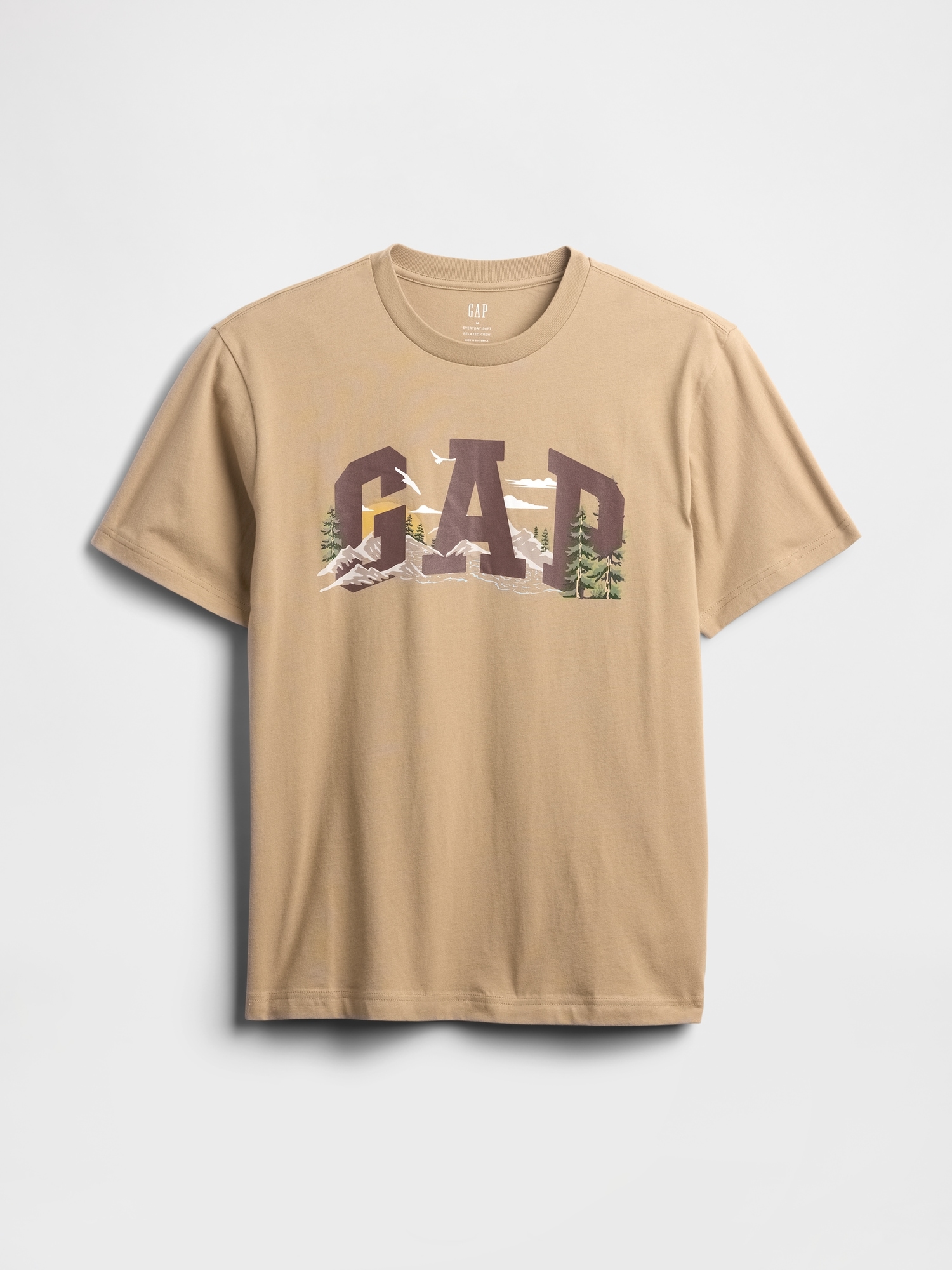 Gap Factory Everyday Soft Relaxed Graphic T-shirt In Neutral