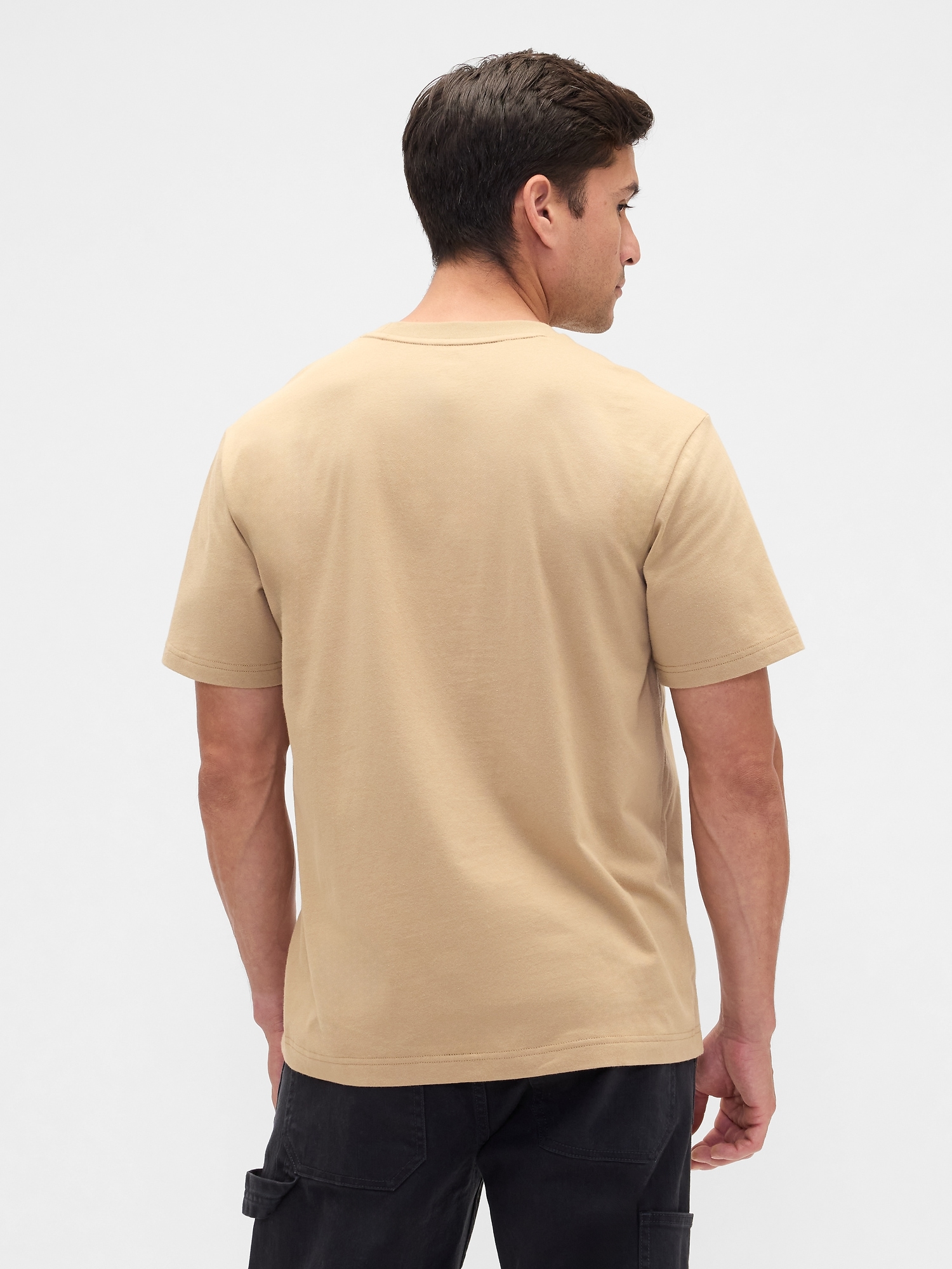 Gap Factory Gap × Disney Mickey Mouse Everyday Soft Relaxed Graphic T-shirt In Brown