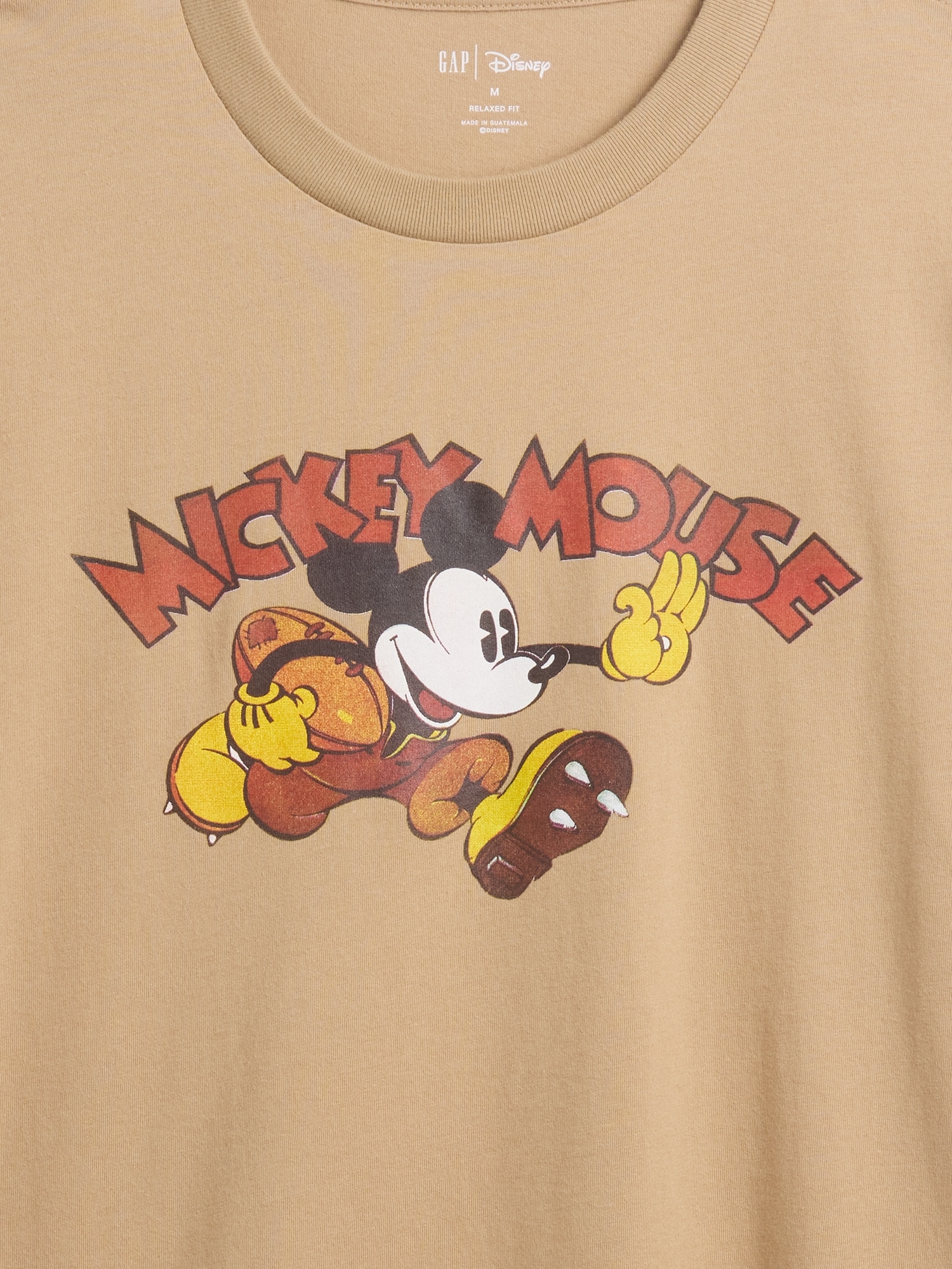 Gap Factory Gap × Disney Mickey Mouse Everyday Soft Relaxed Graphic T-shirt In Brown