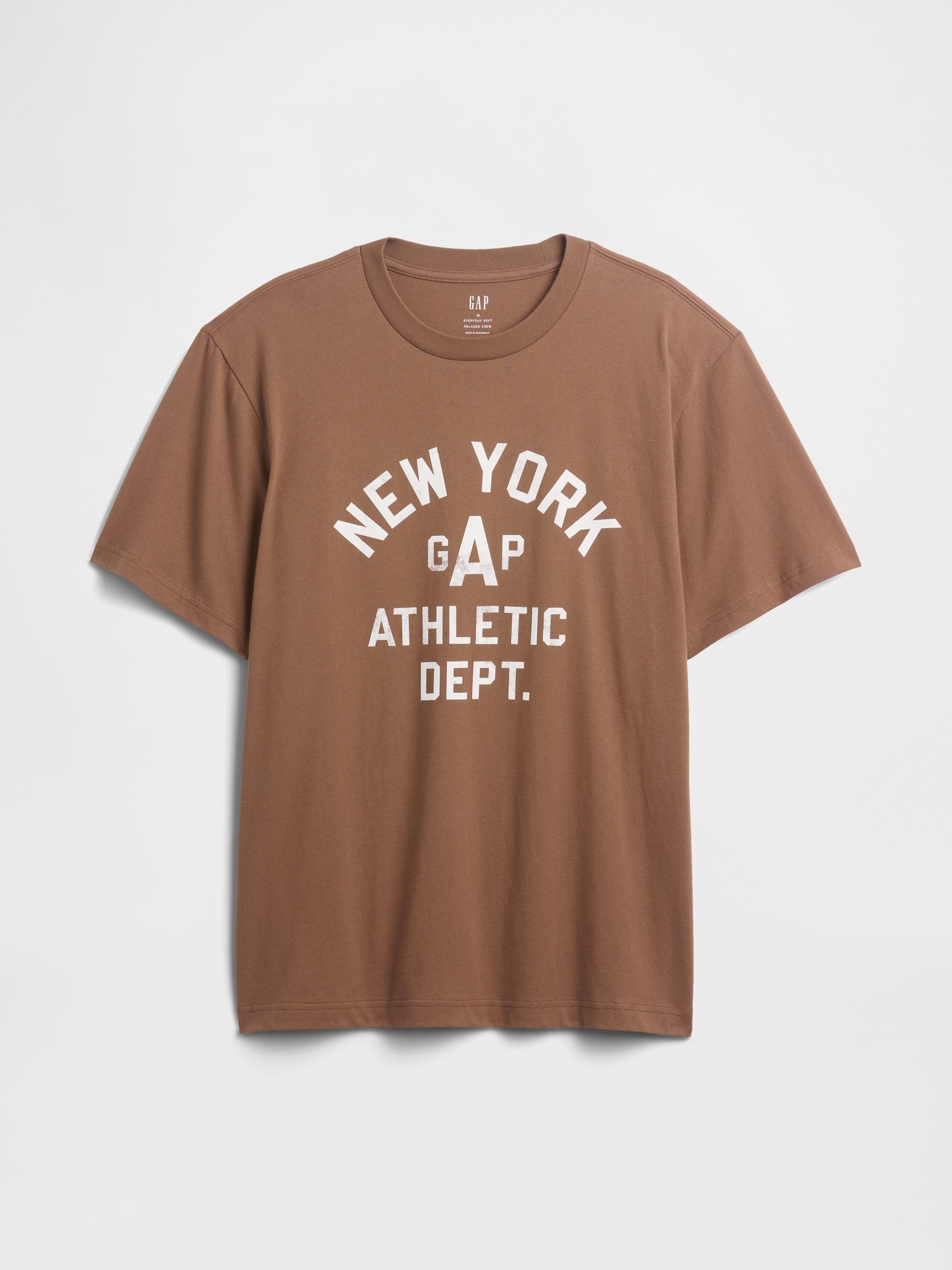 Gap Factory Everyday Soft Relaxed Graphic T-shirt In Brown