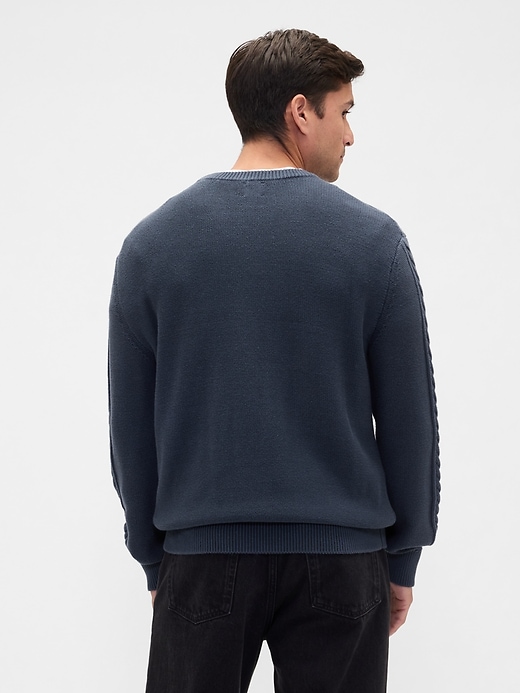 Image number 2 showing, Relaxed Cable-Knit Sweater