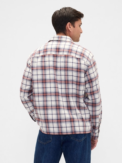 Image number 2 showing, Flannel Shirt in Boxy Fit