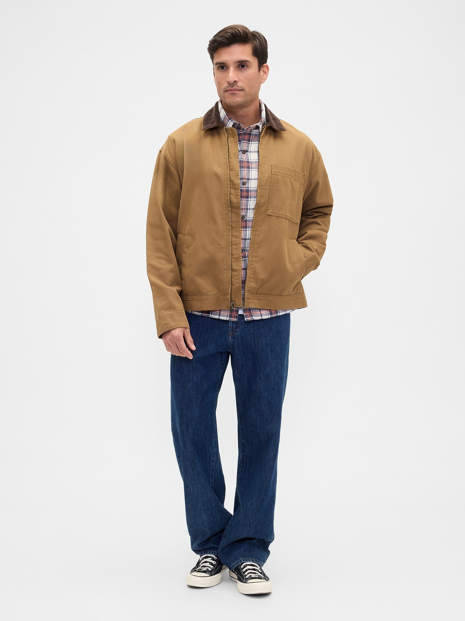 Gap Factory Flannel Shirt In Boxy Fit