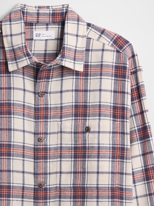 Image number 4 showing, Flannel Shirt in Boxy Fit