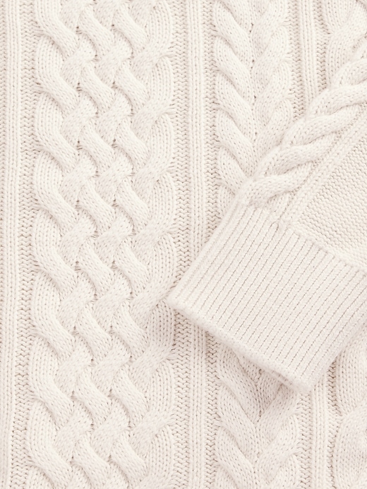 Image number 4 showing, Relaxed Cable-Knit Sweater