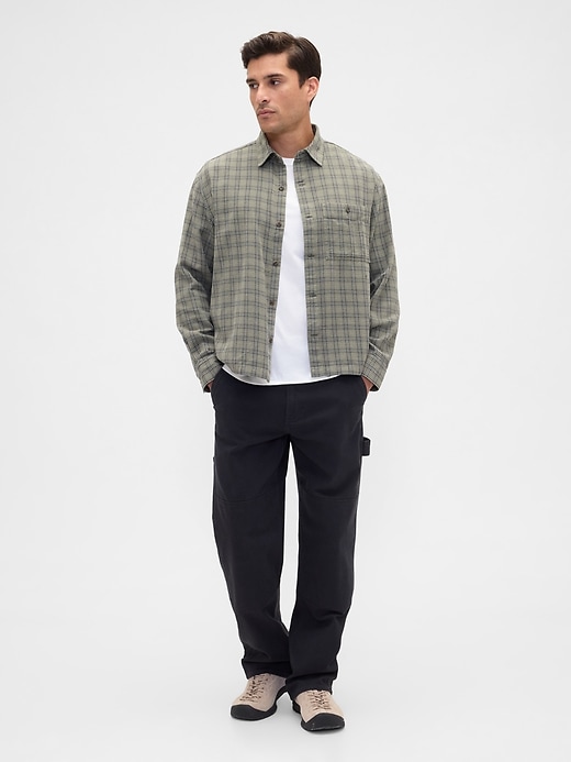 Image number 3 showing, Flannel Shirt in Boxy Fit