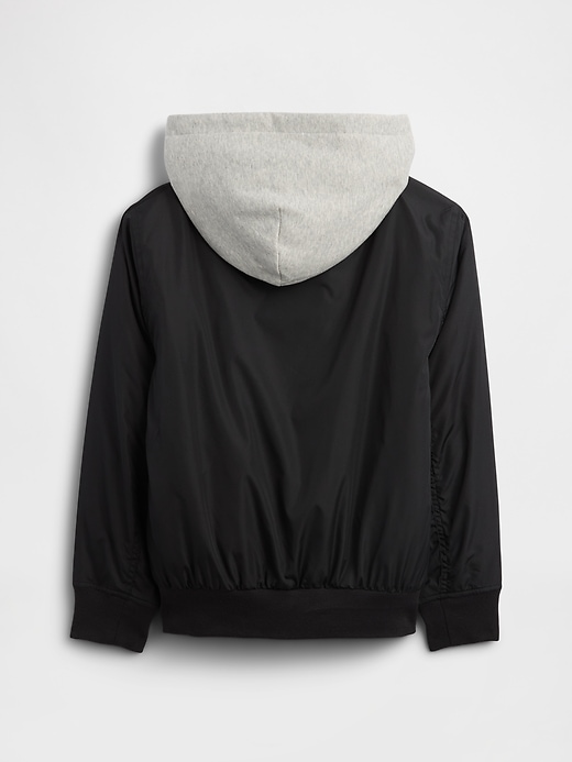 Image number 2 showing, Kids Hooded Bomber Jacket