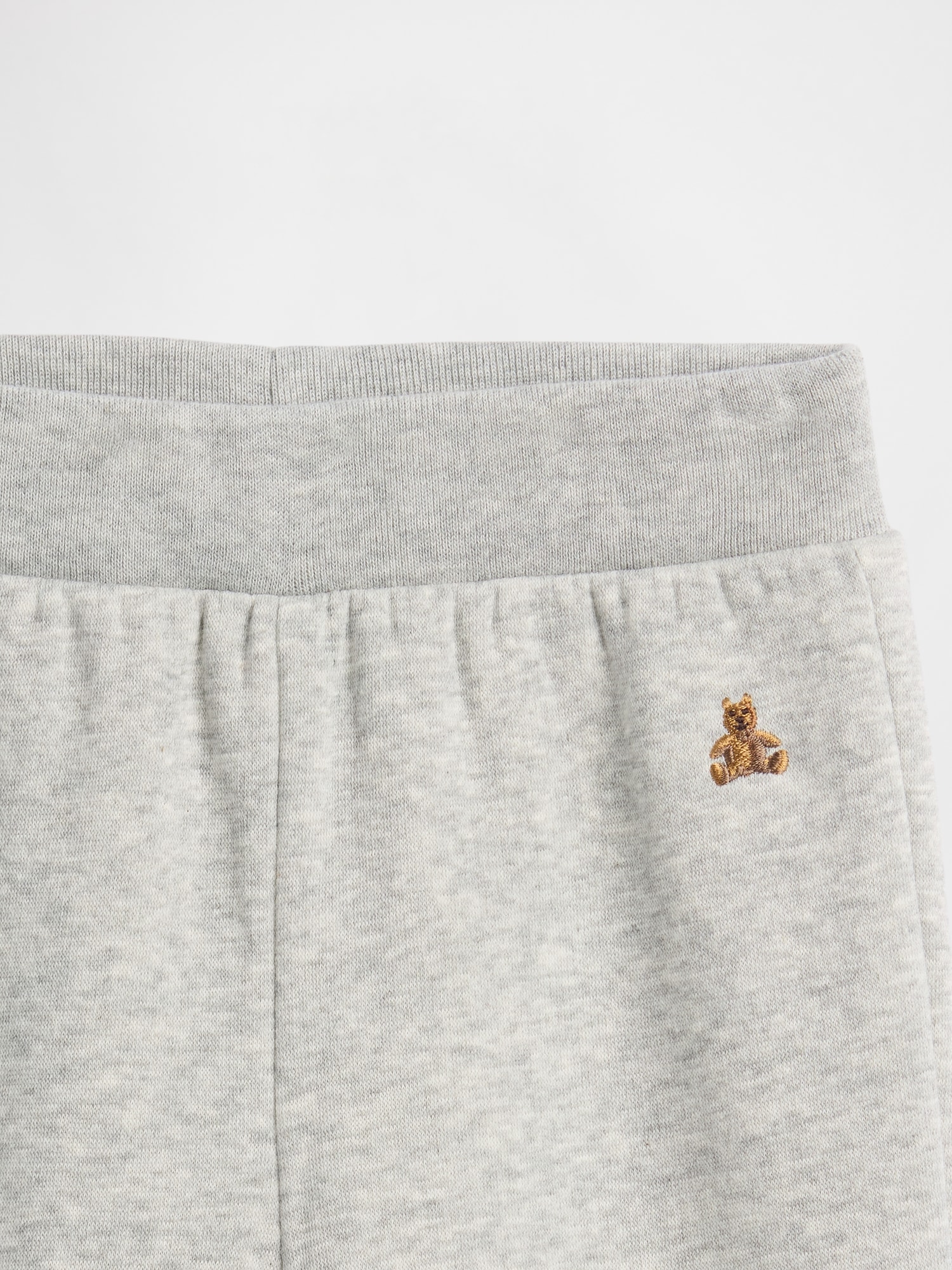 Gap Factory Babygap Brannan Bear Pull-on Fleece Joggers In Gray