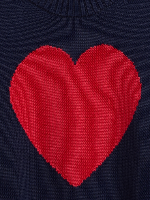 Image number 4 showing, Relaxed Cropped Intarsia Sweater