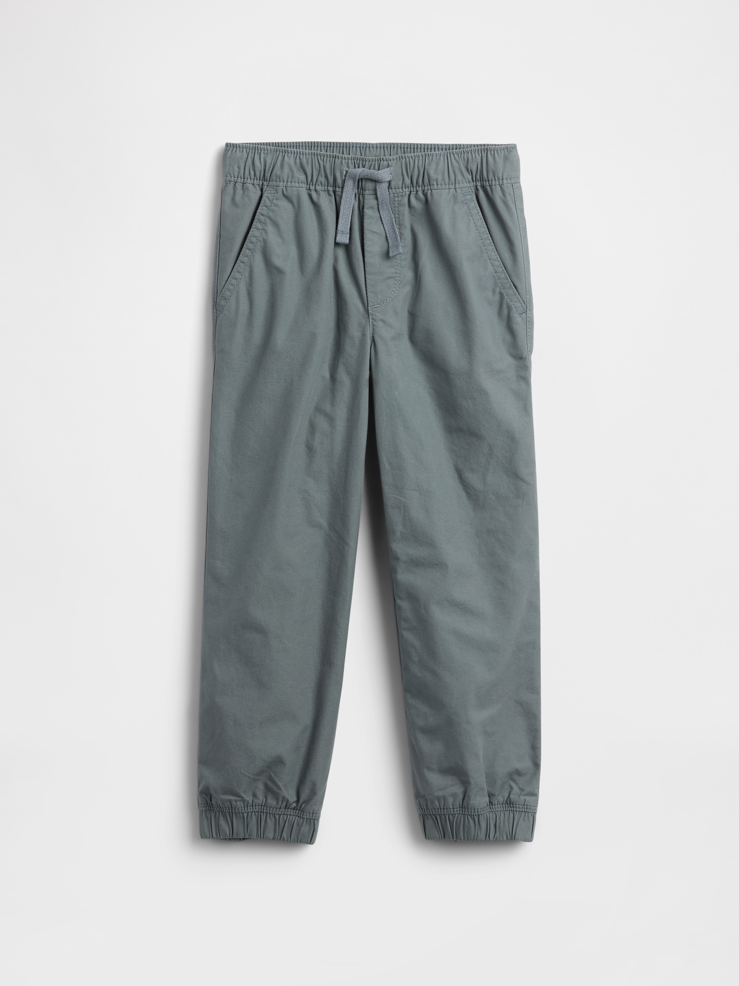 Gap Factory Babygap Pull-on Relaxed Poplin Joggers In Gray