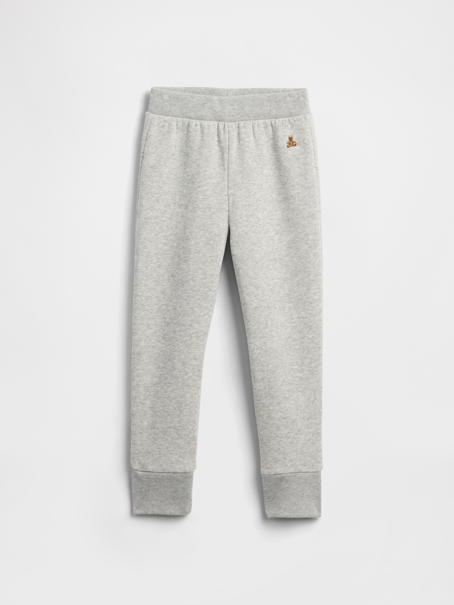 babyGap Brannan Bear Pull-On Fleece Joggers - Grey