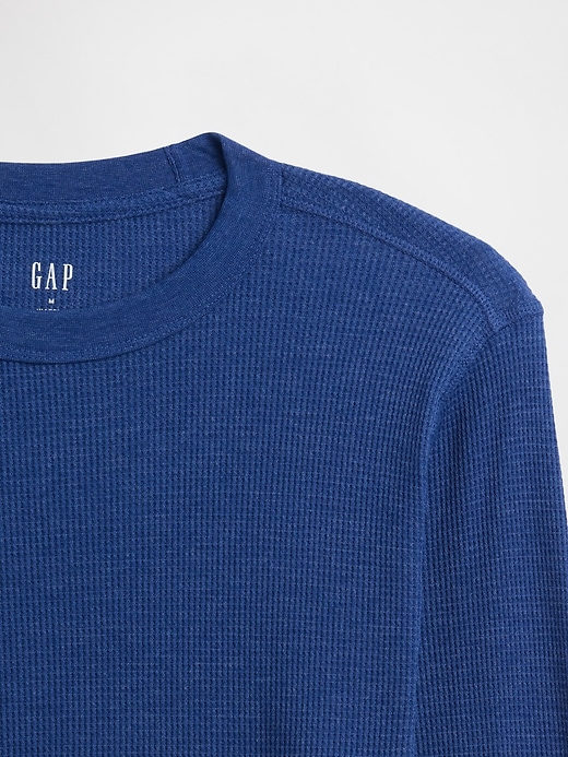 Image number 4 showing, Waffle-Knit Crewneck T-Shirt